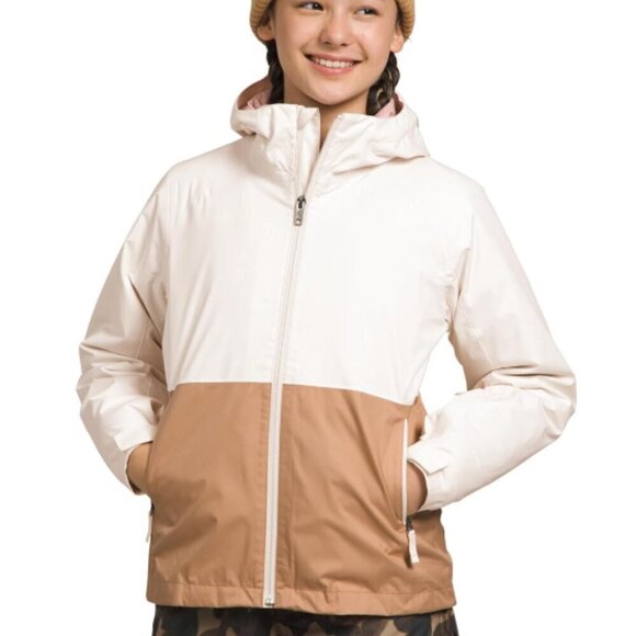 New! NWT! The North Face Triclimate Quilted Jackets Girl XXL only, Brown White - Picture 3 of 15